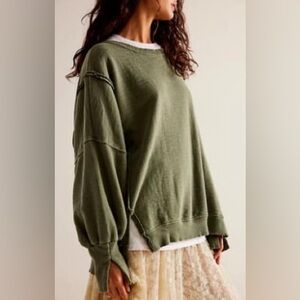 Free People Camden Sweatshirt - Green